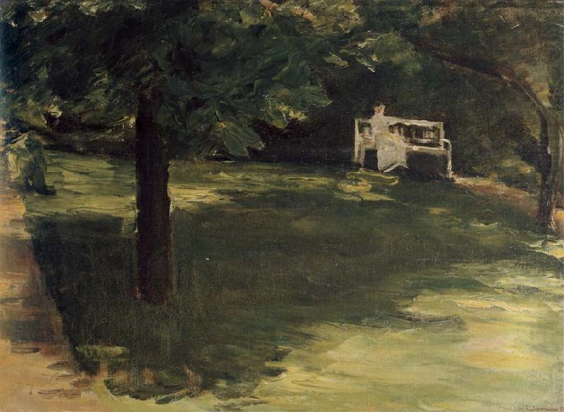 Max Liebermann Garden Bench beneath the Chesnut Treses in t he Wannsee Garden china oil painting image